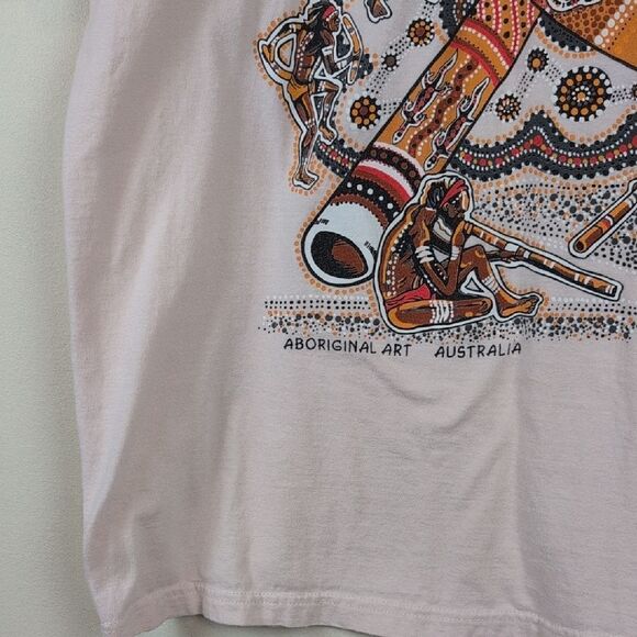 Gooses T-Shirts Australia Aboriginal Art  Graphic T-Shirt Size L Unisex - Picture 5 of 10